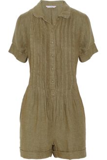 Paul & Joe Sister Klapo Pleated Linen Playsuit - Lyst