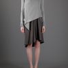 Rick Owens Asymmetric Top in Gray (grey) - Lyst