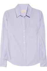Boy by Band Of Outsiders Easy Checked Cottonpoplin Shirt