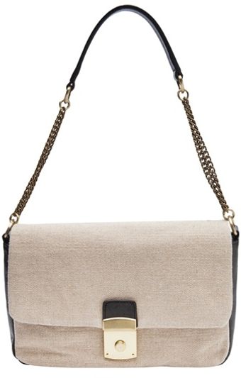 By Malene Birger Linen Nd Leather Purse - Lyst