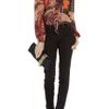 Emilio Pucci Printed Silkblend Chiffon Blouse in Multicolor (multicolored) - Lyst