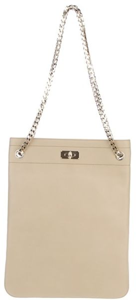Givenchy Leather Tote in Beige - Lyst