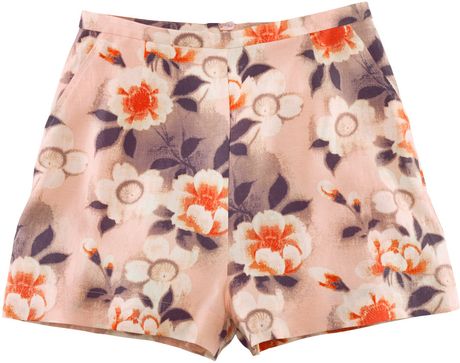 H&m Shorts in Pink - Lyst