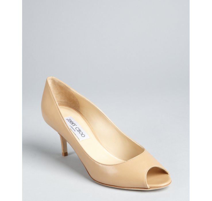 jimmy choo nude heel