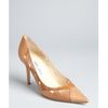 Jimmy Choo Tan Snakeskin Harriet Pointed Toe Pumps in Brown (tan) - Lyst
