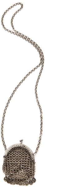  Chain Mail Bag Necklace 