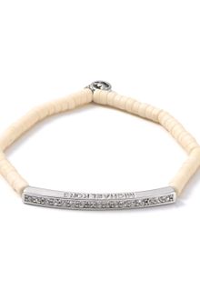 Michael Kors Michael Pave Beaded Bar Bracelet - Lyst