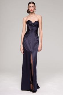 Oscar de la Renta Strapless Gown - Lyst