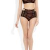 The Lake & Stars Miracle Box Honeycomb Lace and Fishnet Bra in Black - Lyst