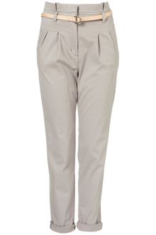 Topshop High Waisted Chinos - Lyst