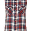 Topshop Sleeveless Checked Shirt in Multicolor (multi) - Lyst