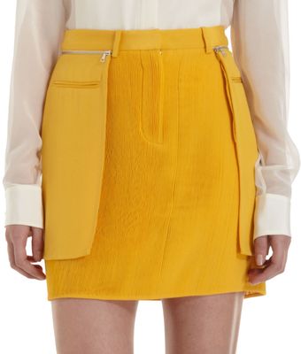 3.1 Phillip Lim Pintuck Skirt - Lyst