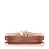 Alexander Mcqueen Satin Knuckleduster Clutch Bag in Pink - Lyst