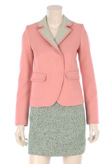 Balenciaga Woven Canvas Double Breasted Jacket - Lyst