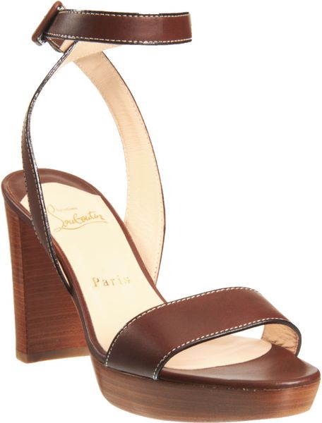 Christian Louboutin Echasse in Brown - Lyst