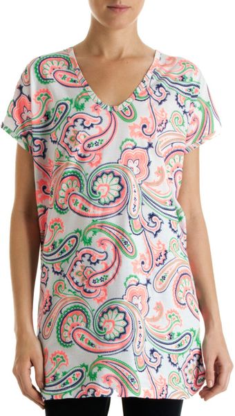 Jil Sander Paisley Tee - Lyst