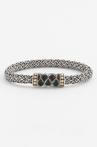  Naga Gold Silver Lava Small Chain Bracelet 