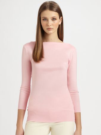  Emily Cotton Boatneck Top 