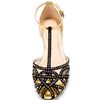 Zara Flat Jelly Sandals in Gold - Lyst