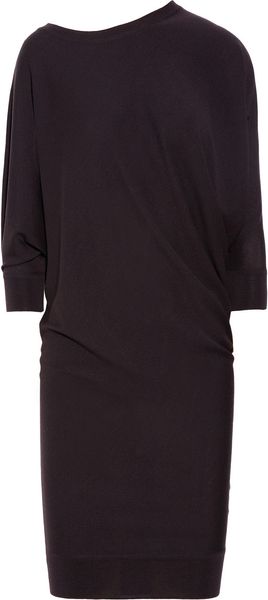 Draped Wooljersey Sweater Dress 