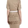 Bcbgmaxazria Tiered Shirt Dress in Khaki - Lyst