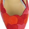 Charlotte Olympia Valentine Heart Appliqué Suede Pumps in Red - Lyst