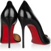 Christian Louboutin Chiarana 100 Cutout Leather Pumps in Black - Lyst