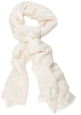 Love Quotes Linen Lurex Scarf - Lyst