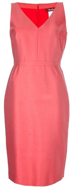 Max Mara Studio Milano Sleeveless Dress - Lyst
