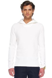 Michael Kors Waffleknit Hooded Sweater - Lyst