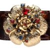 Mimco Punklove Flower Cuff in Brown (chocolate) - Lyst
