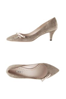Miu Miu Closedtoe Slipons - Lyst