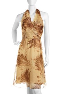 Ralph Lauren Havanaprint Silk Dress - Lyst