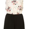 Topshop Motel Print Playsuit in Black - Lyst
