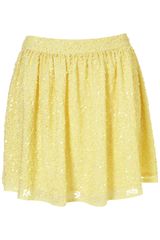 Topshop Premium Sequin Skirt