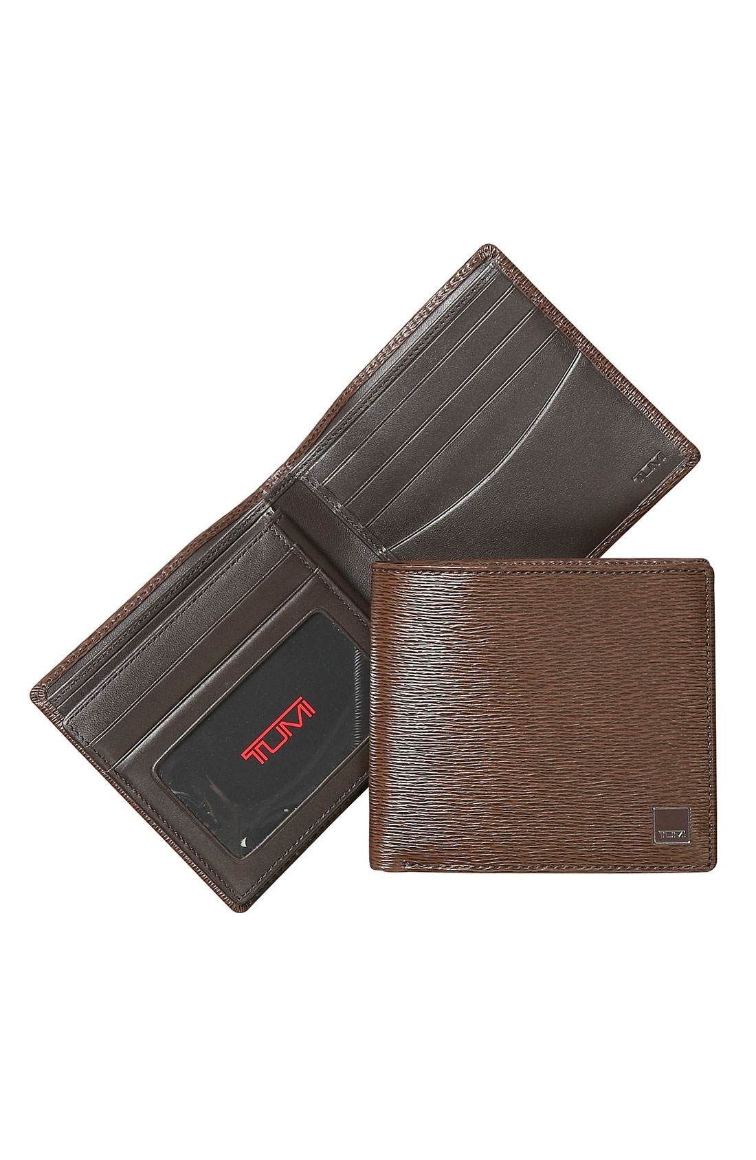 Tumi Monaco Global Center Flip Id Passcase Leather Wallet in Brown for Men Lyst
