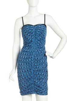 Andrew Marc Ruched Cutout Dress - Lyst
