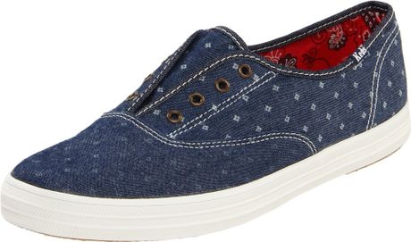 keds blue floral