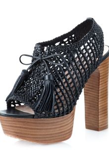 Pencey Alexus Platform Sandal Black - Lyst