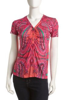 Robert Graham Paisley print Tee - Lyst