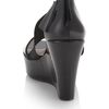 Taryn Rose Sawyer Stretchpatent Leather Platform Wedge in Black (black pate) - Lyst