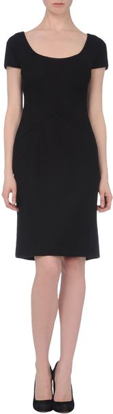 Versace Short Dress in Black - Lyst