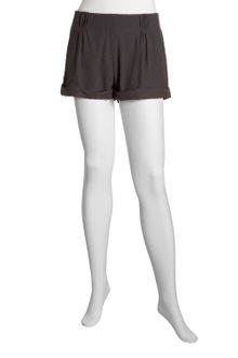 Elizabeth And James Cuffed Knit Shorts Gray - Lyst