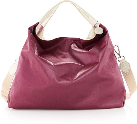 Furla Elisabeth Shopper Dark Fuchsia in Pink - Lyst