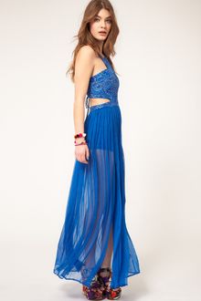 ASOS Collection Asos Maxi Dress with Mirror Embellishment - Lyst