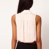 Asos Collection Asos Blouse with Elasticated Hem in Beige (nude) - Lyst