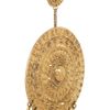 Aurelie Bidermann Pachacamac 18karat Goldplated Medallion Clip Earrings in Gold - Lyst