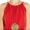 Aurelie Bidermann Pachacamac 18karat Goldplated Medallion Necklace in Gold - Lyst