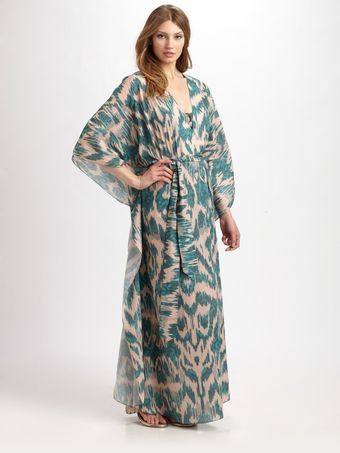 Clube Bossa Printed Long Caftan - Lyst