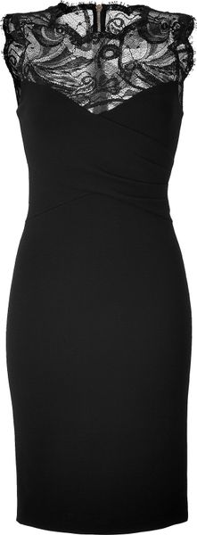 Emilio Pucci Black Lace Dress - Lyst